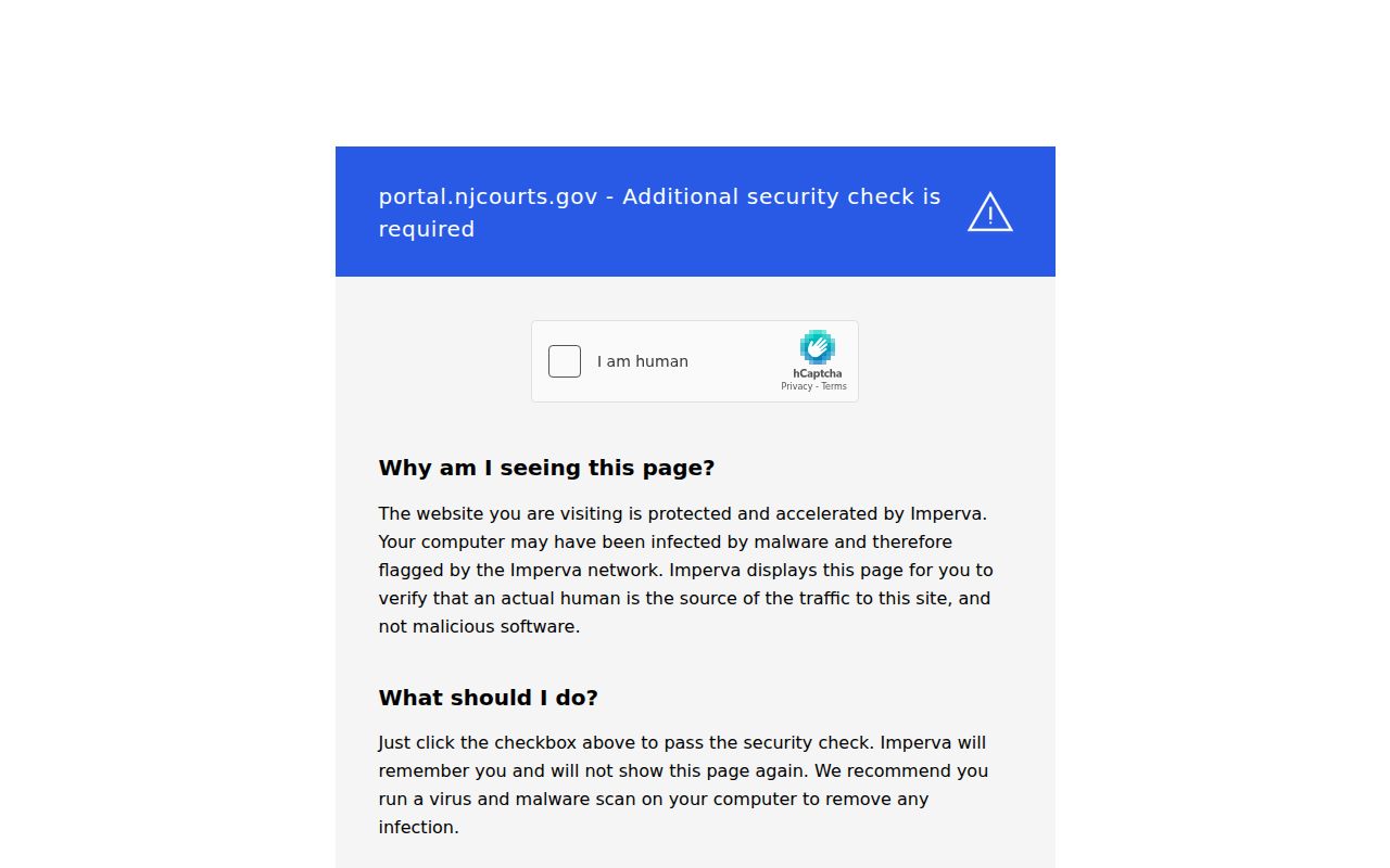 Middlesex County criminal case records municipal court search interface